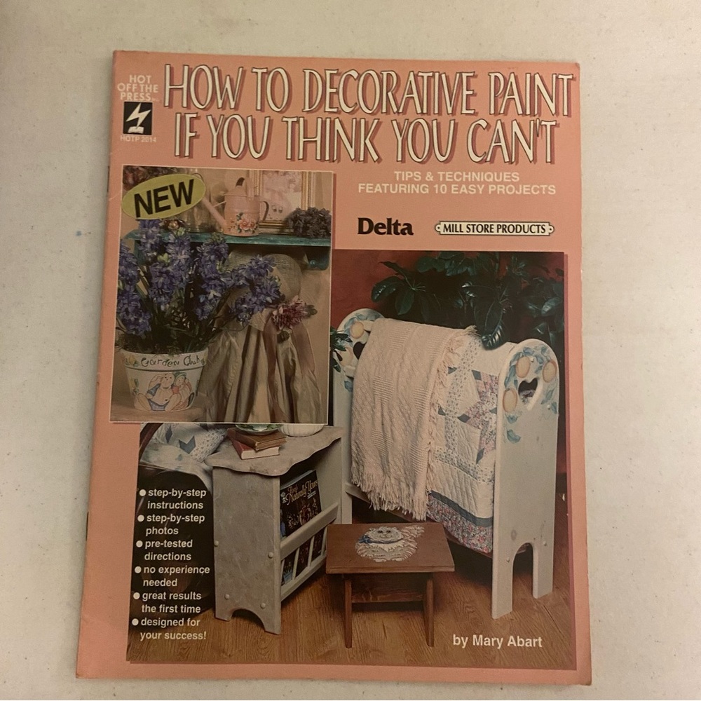 How to Decorative Paint 10 easy projects by Mary Abart HOTP 2014 Craft Magazine